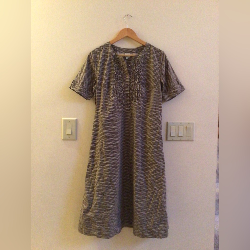 Brown Polka Dot Dress